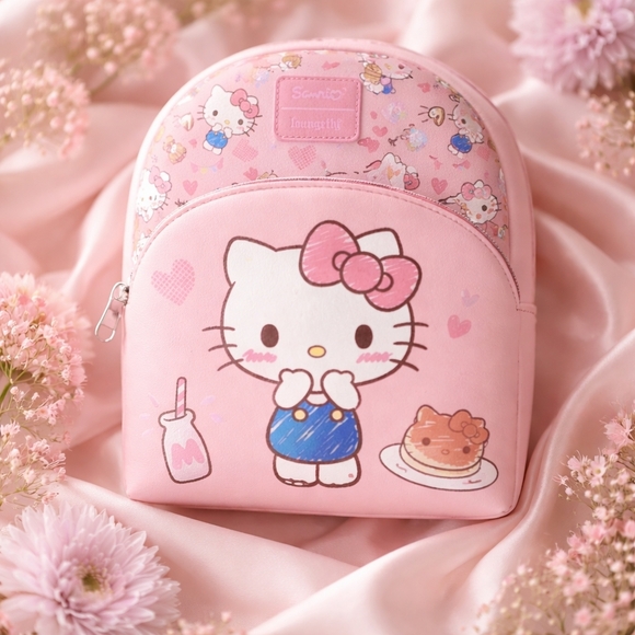 Loungefly Handbags - Loungefly Hello Kitty Tiny Chum & Treats Mini Backpack